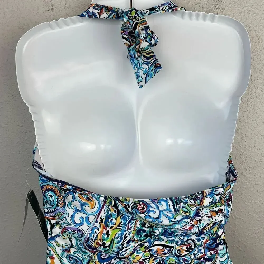 NWT Lauren Ralph Lauren Tankini and Matching Bottoms Sizes 10 or 16